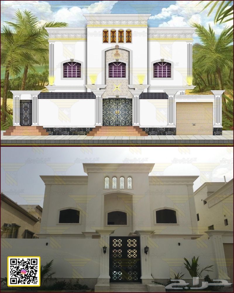 تصميم واجهات خارجية فلل_مباني_قصور 2020