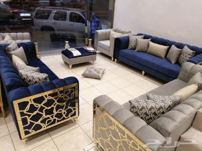 اثاث كنب مجالس رجال مجالس حريم تفصيل جاهز
