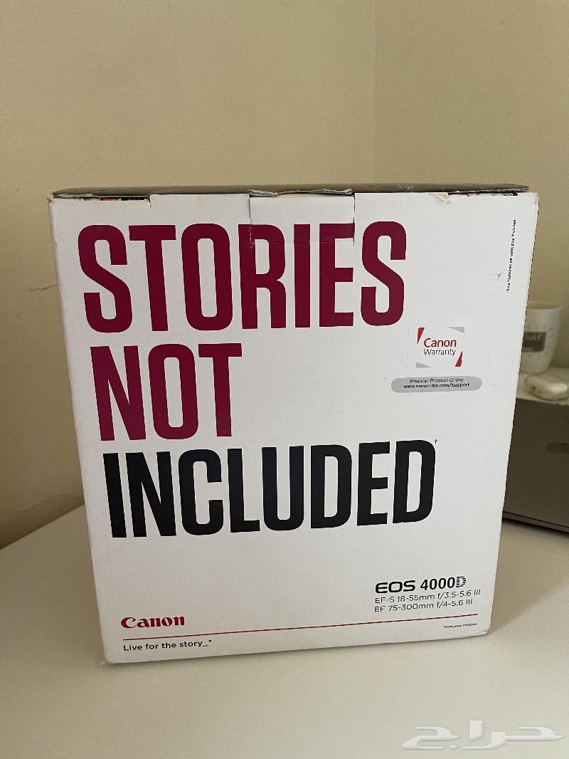 Canon Digital Camera EOS 4000D 18 zoom lens 75300 موقع حراج