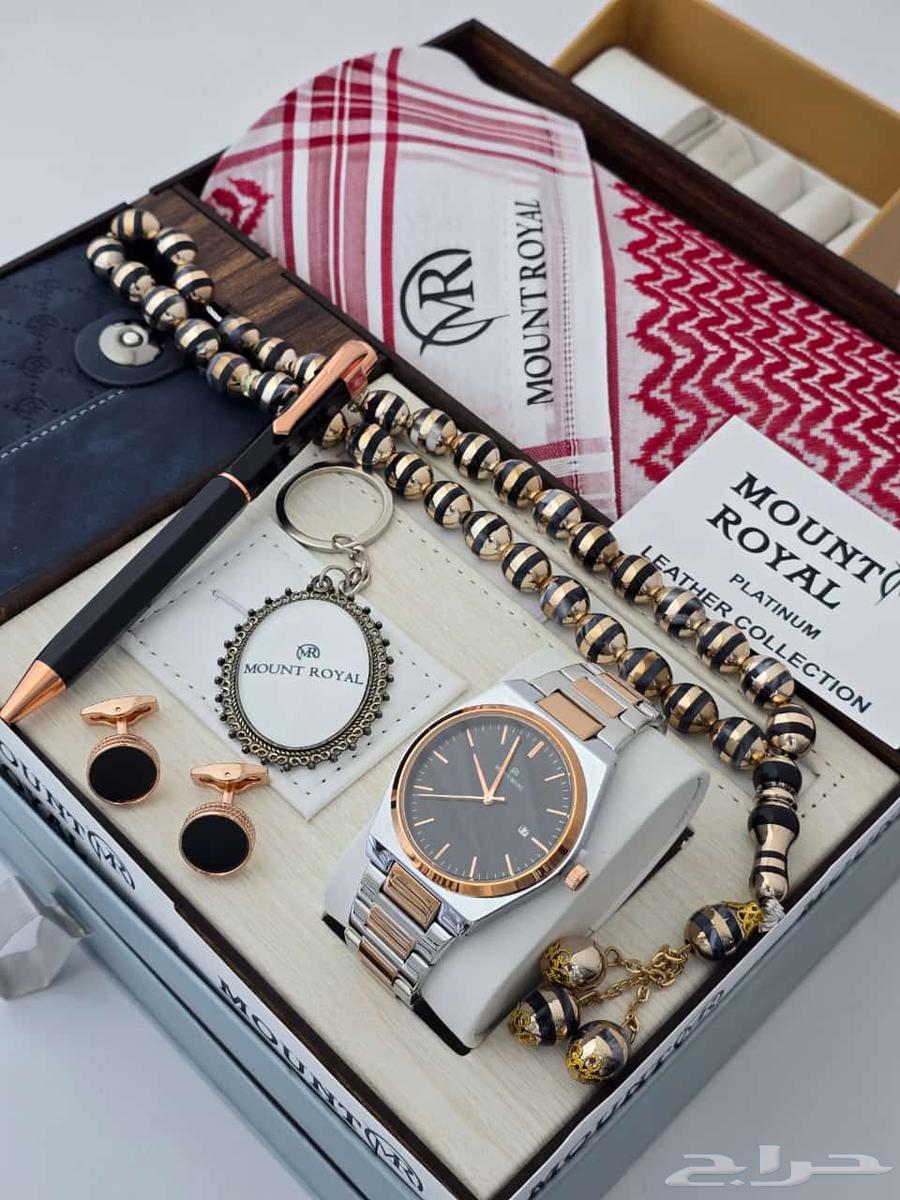 Luxury and elegant men's watch sets with a shemagh632789918158101115