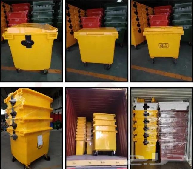 Plastic waste container 1100 600 liters63006168191105113