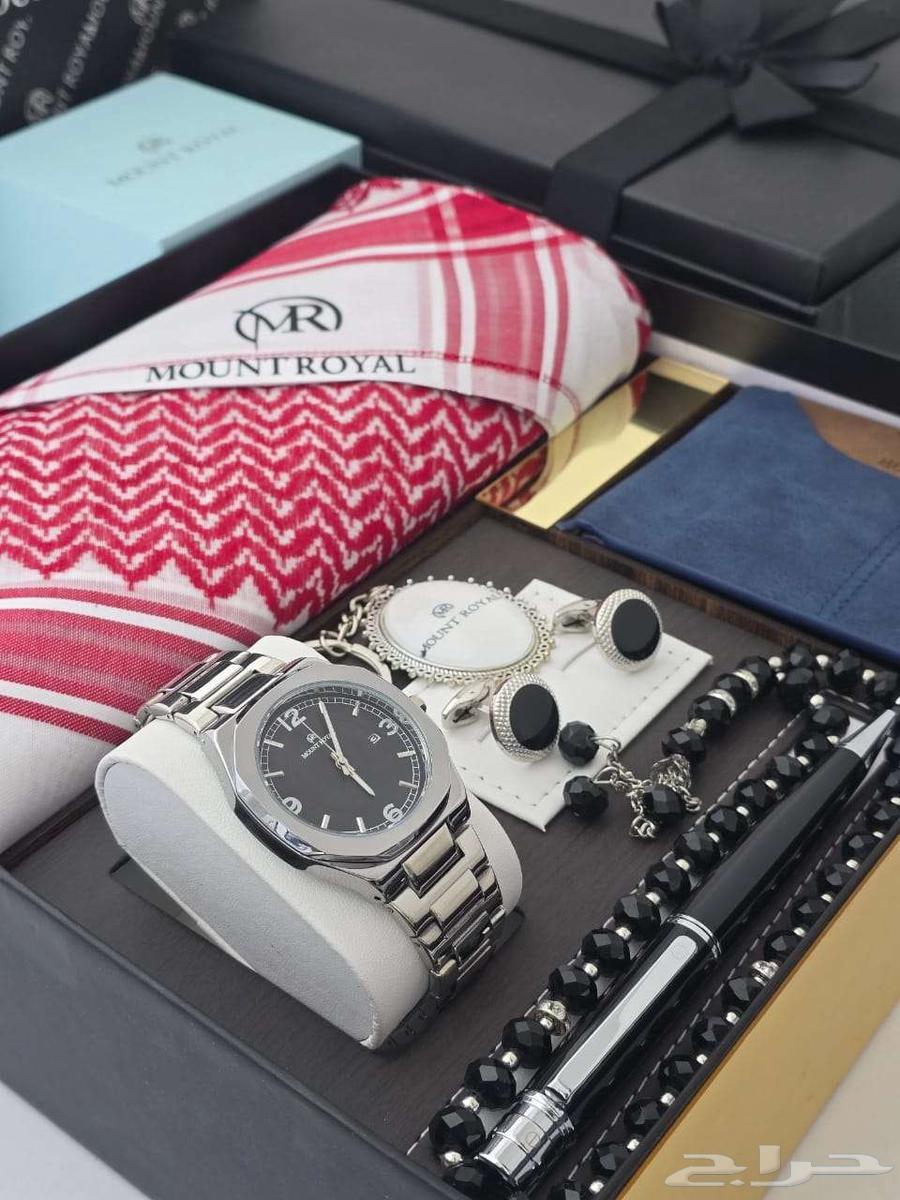 Elegant watch set gifts with shemagh63301385953665112