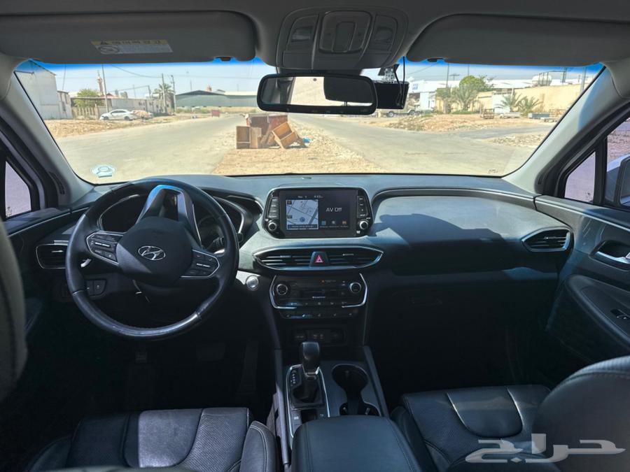 Santafe 2019 diesel, 7 seats, 67,000 riyals with customs card63489186266369113