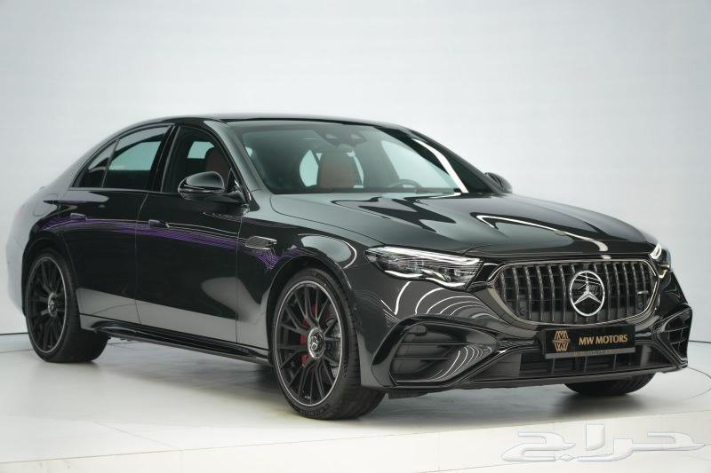 Mercedes E 53 2025 model, Gulf specs, dark gray with brown interior63471432637699116