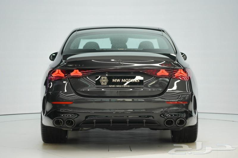 Mercedes E 53 2025 model, Gulf specs, dark gray with brown interior63471432637699114