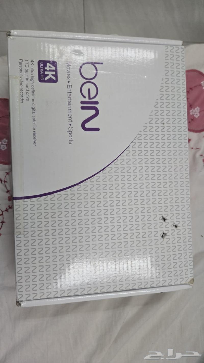 ريسيفر بى ان 4k خليجي بالكرتون والاغراض عالسوم63271224317699113