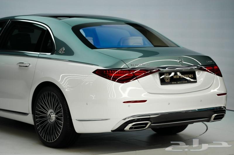 Mercedes-Maybach S 680 2025 model, Gulf new, green, silver, white63470190556803114