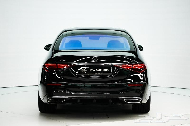 مرسيدس S 580 موديل 2025 أصفار خليجي أسود أبيض63470190883457114
