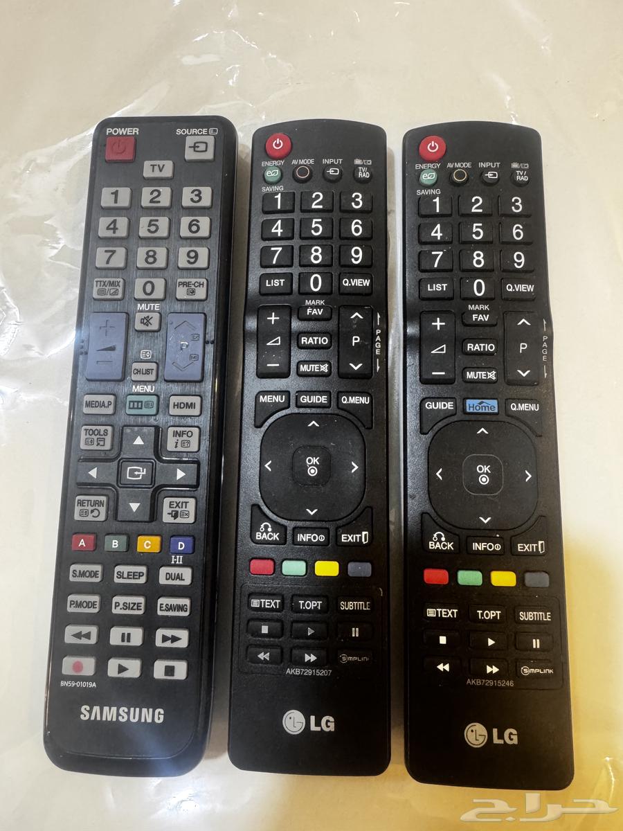 ريموت شاشة تلفزيون LG وسامسنج63270073563009113