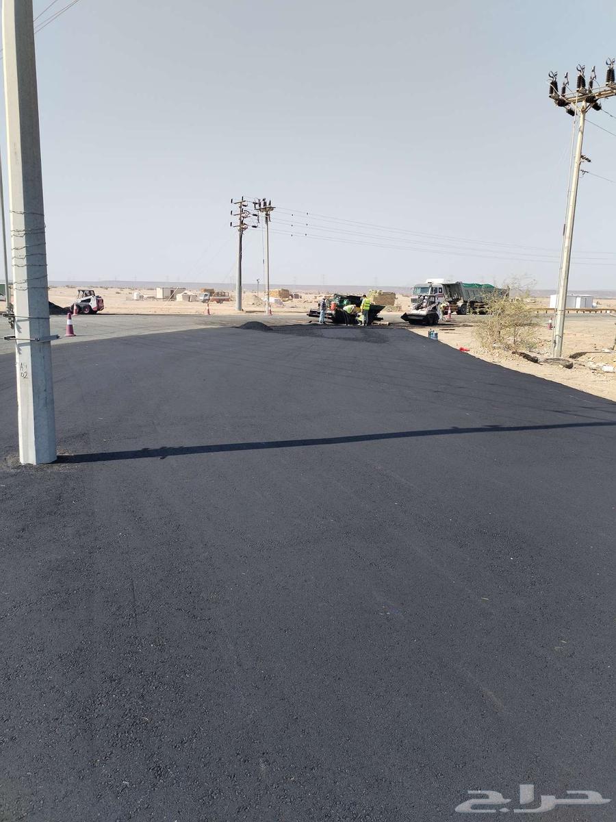 Asphalt works and car parking marking63007342449793112