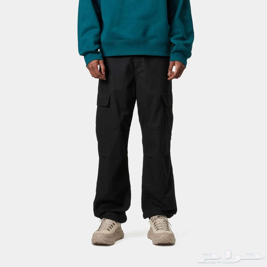 بنطلون كارجو رجالي carhartt WIP مقاس 34 لون اسود63263175054467113