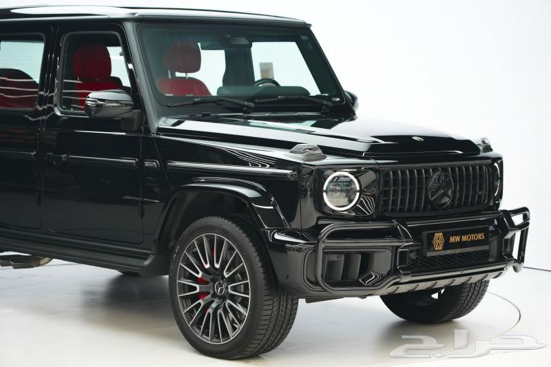 مرسيدس G 63 موديل 2025 أصفار خليجي أسود أحمر63423023093121112