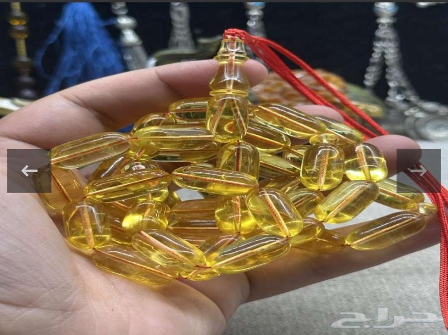 Polish transparent amber prayer beads63255217419905110