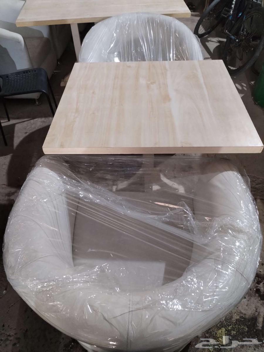 Wooden-colored tables and white chairs for sale63254738643587111