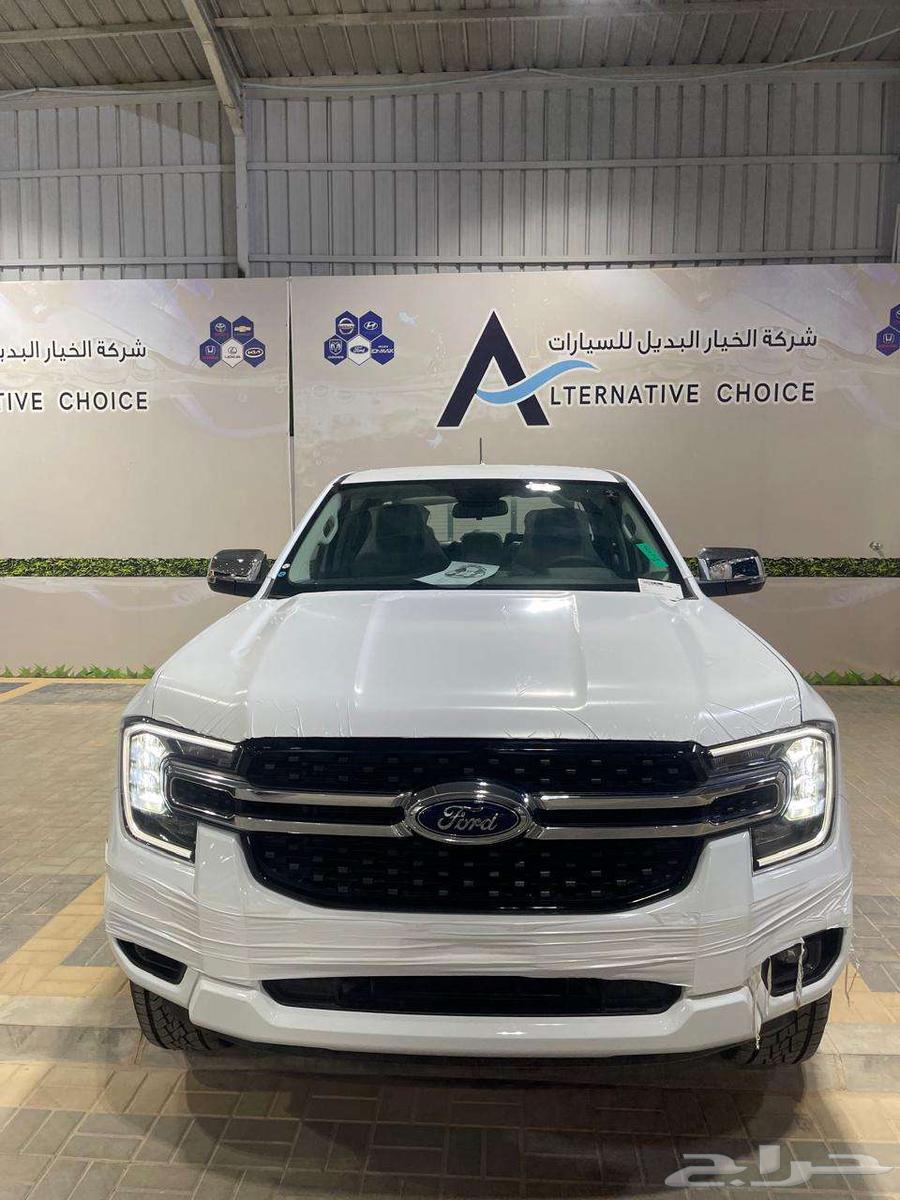 فورد رينجر غمارتين XLT 2024 ابيض - رصاصي ديزل كاش أقساط63408031759618115