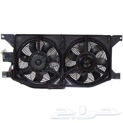 Used radiator fan for Mercedes 163, part number 163500015563365412594050110