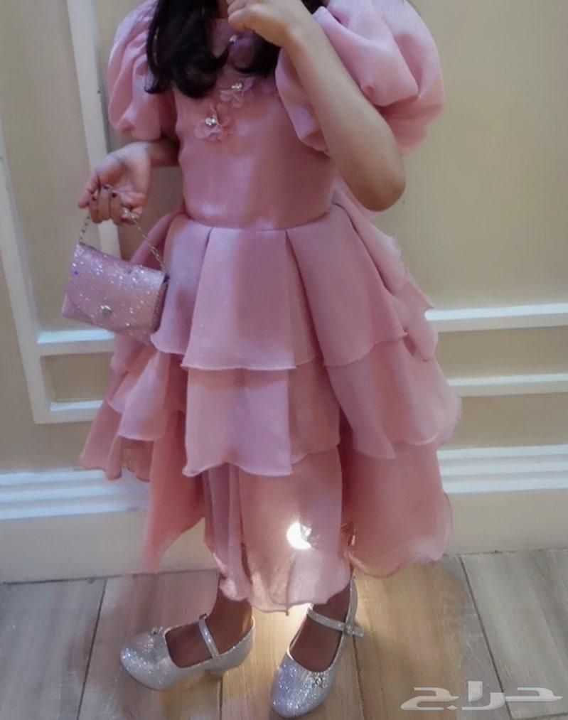 Pink girls' dress for age 6 - 7 years63233859054850111