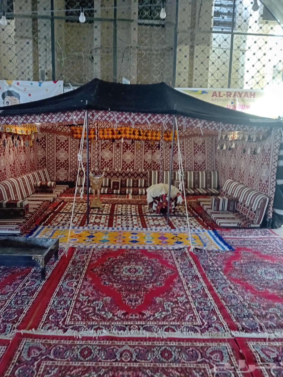 تاجير اخيام وبيوت شعر وكراسي وطاولات جميع المقاسات وكنب63529439351554111