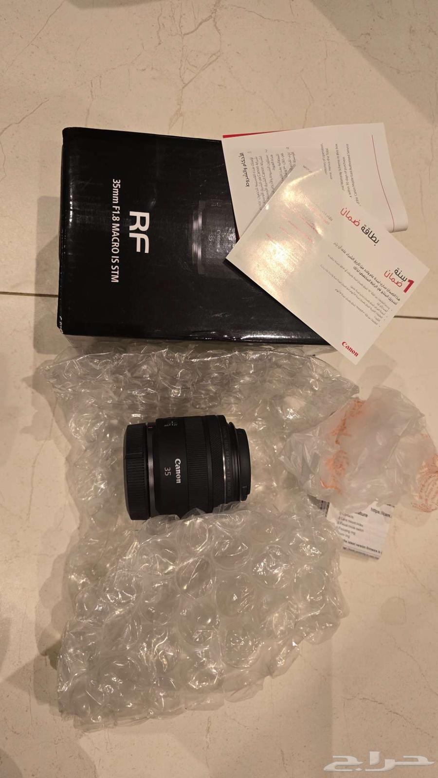 Canon RF 100mm macro and RF 35mm lenses, new and clean, never used63224061922179112