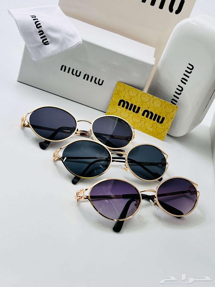نظارة رجالي ميو ميو نظارات نسائية MIU MIU هاي كوالتي بملحقات63222571310082111