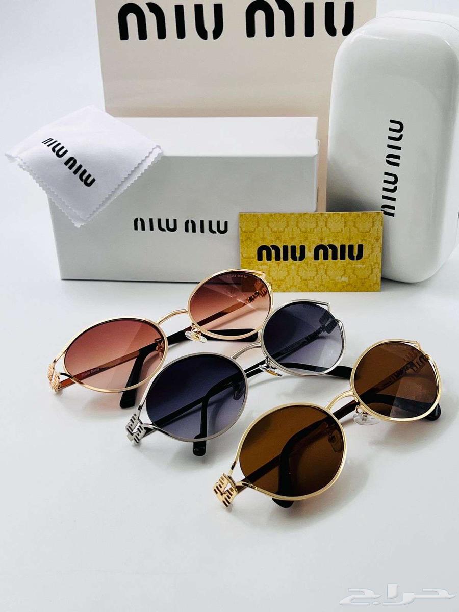 نظارة رجالي ميو ميو نظارات نسائية MIU MIU هاي كوالتي بملحقات63222571310082112