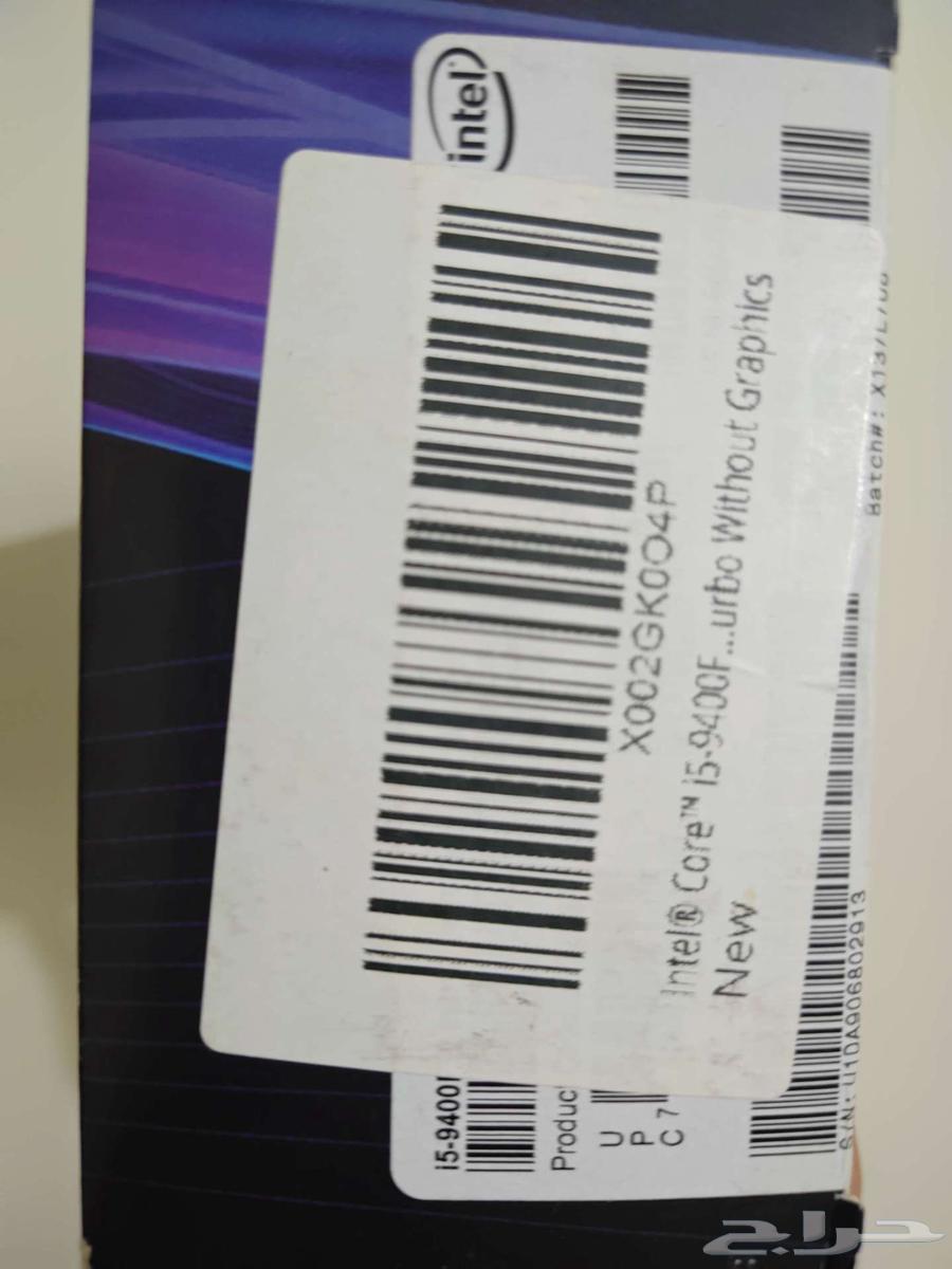 Intel i5-9400F computer processor63221035172482111