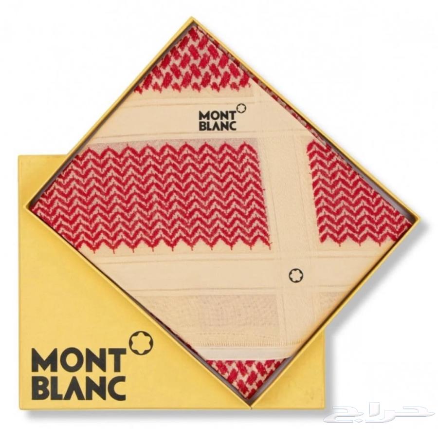 Mont Blanc beige shemagh 130 SAR .. Sugar shemagh. Red beige shemagh63221576569859113
