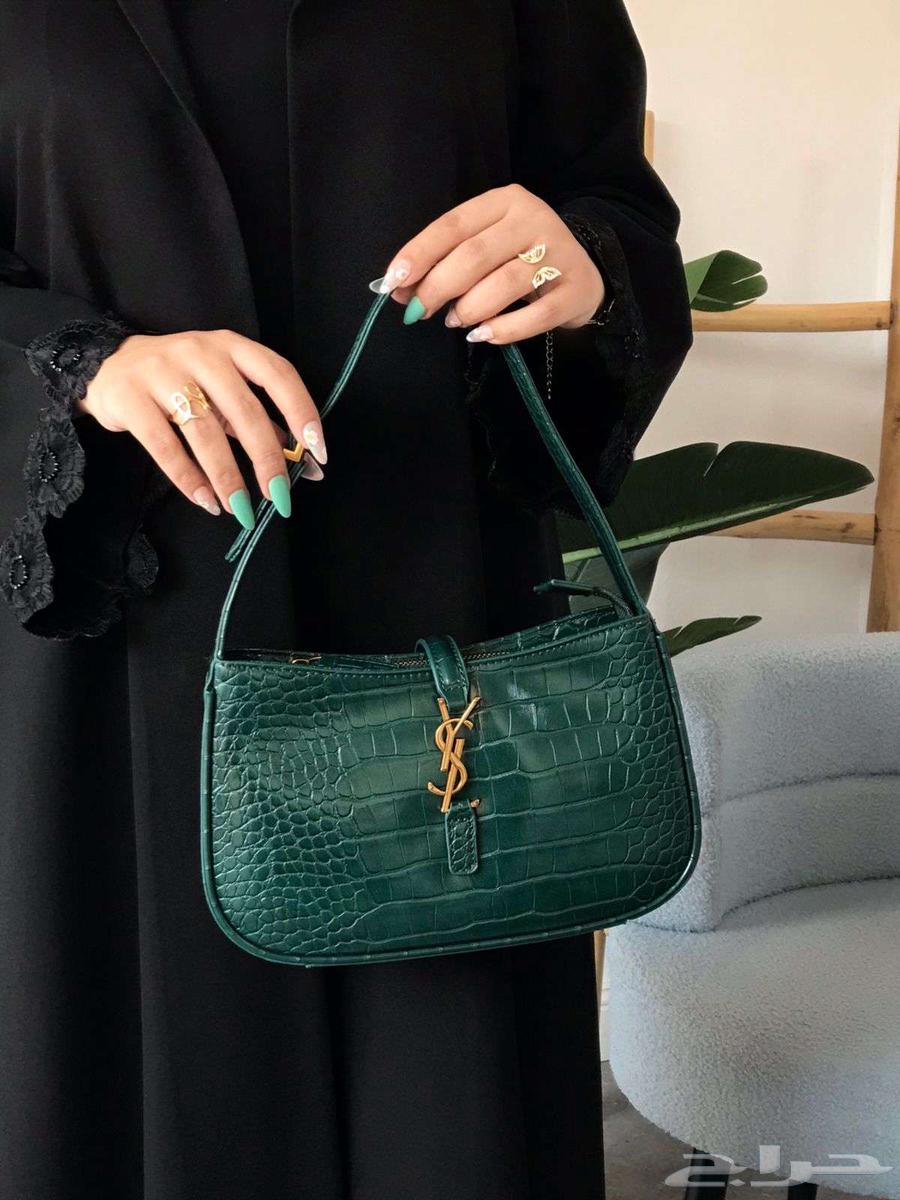Yves Saint Laurent bag set, women's branded bags, fabric and matte glossy leather63215571805569112