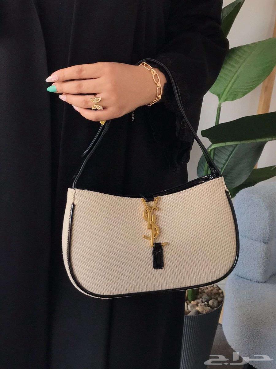 Yves Saint Laurent bag set, women's branded bags, fabric and matte glossy leather63215571805569111
