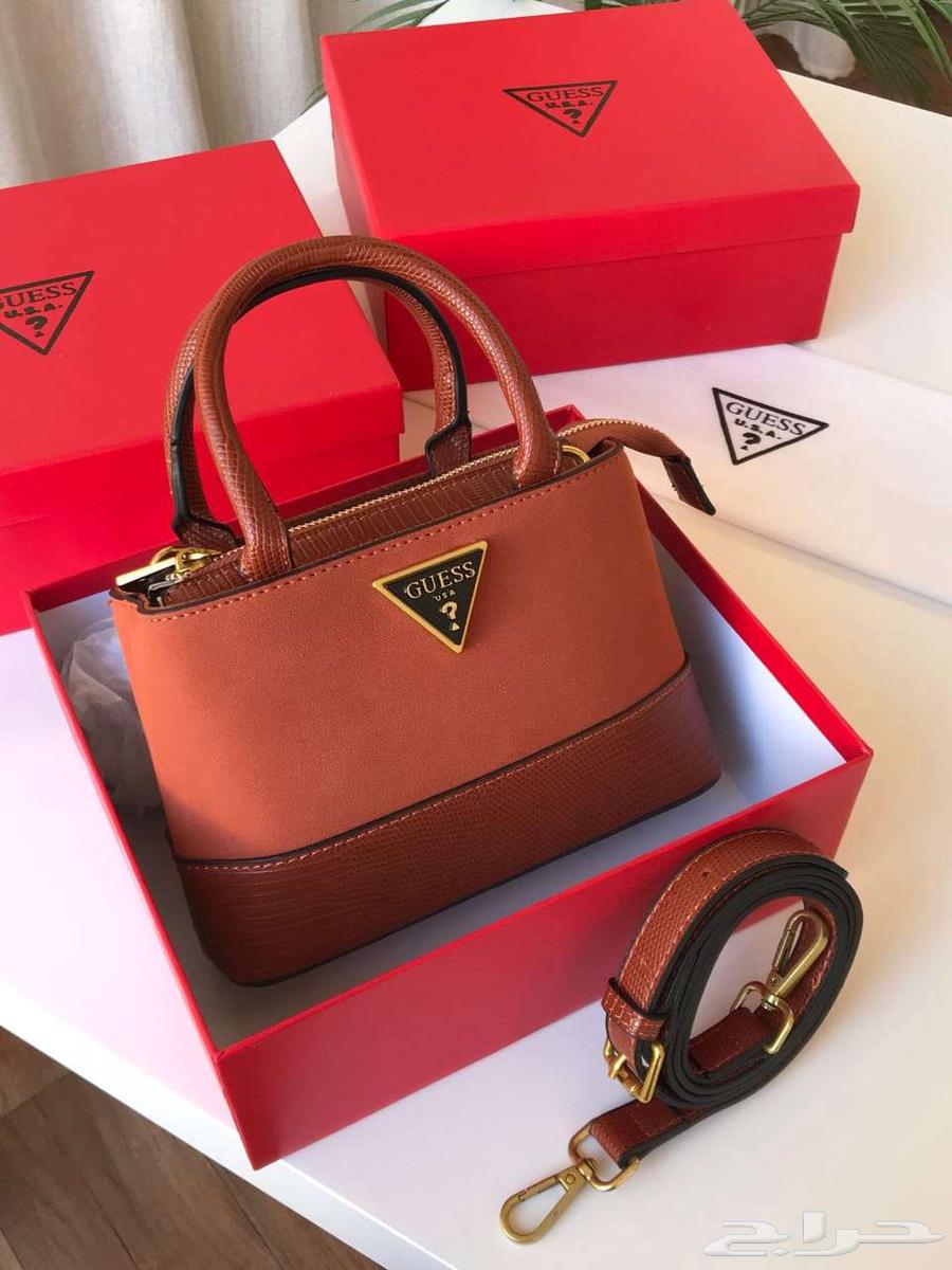 جيس شنط موديلات اكثر فخامة وطلبا  شنطات كارمة قيس GUESS63215571798401111