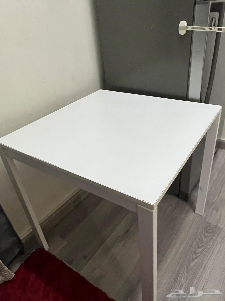 A white square table from IKEA635259418812191120