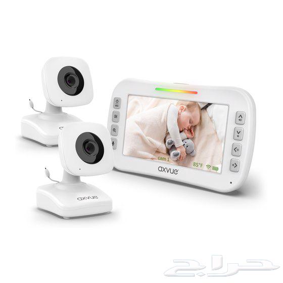 كاميرتين وشاشة مراقبة الأطفال AXVUE Baby Monitor E612 جديدة63214642182785112