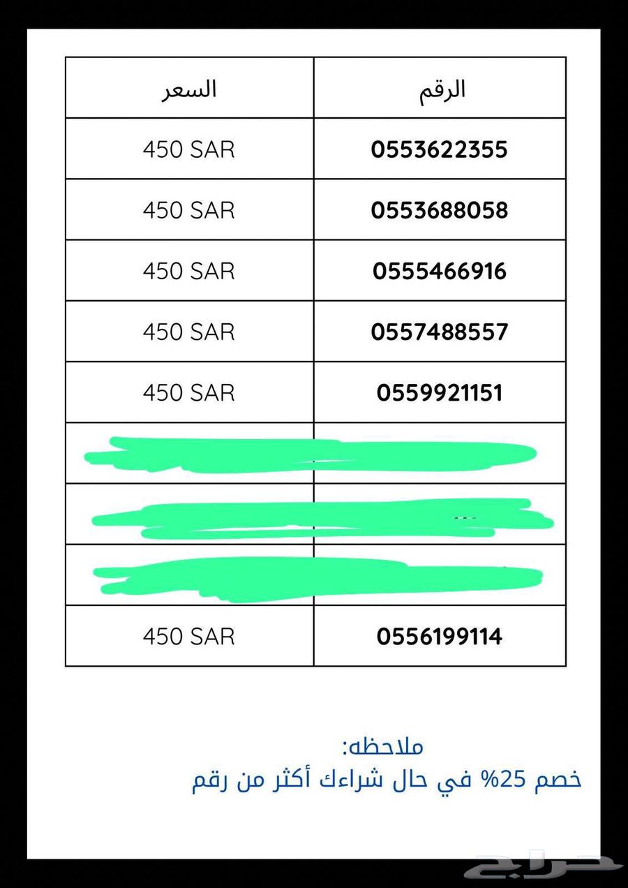 VIP NUMBERSأرقام مميزه للبيع مسبقه الدفع STC63214171710978111