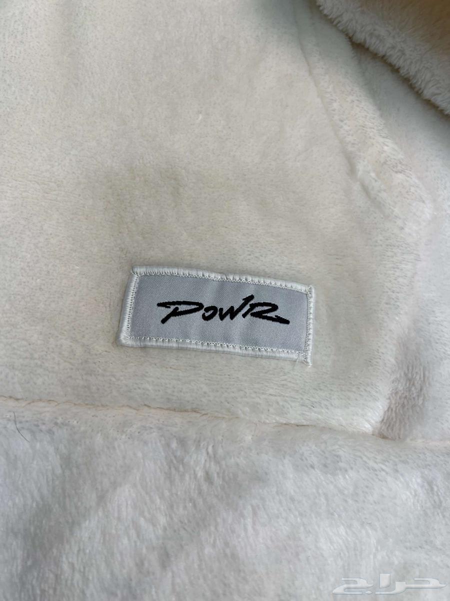 Hoodie with soft touch in white color Powr63195323315587112