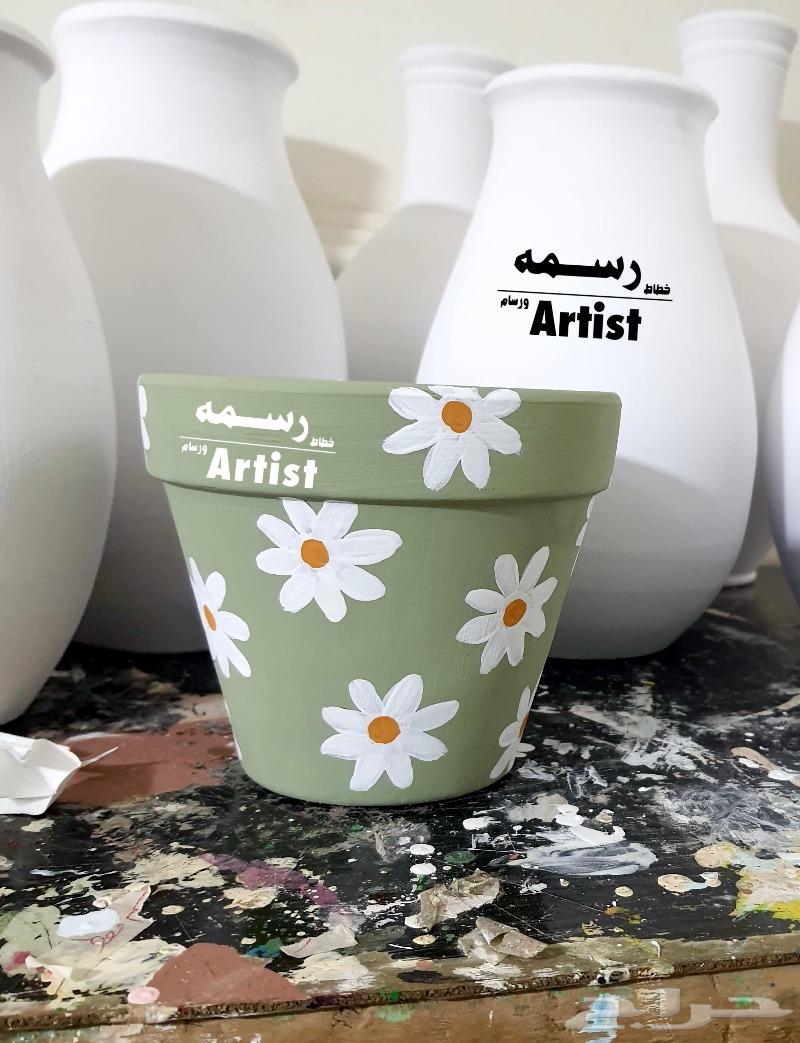 Calligrapher and painter - Drawing and coloring pottery - Writing on pottery - His grandfather63009297814146113