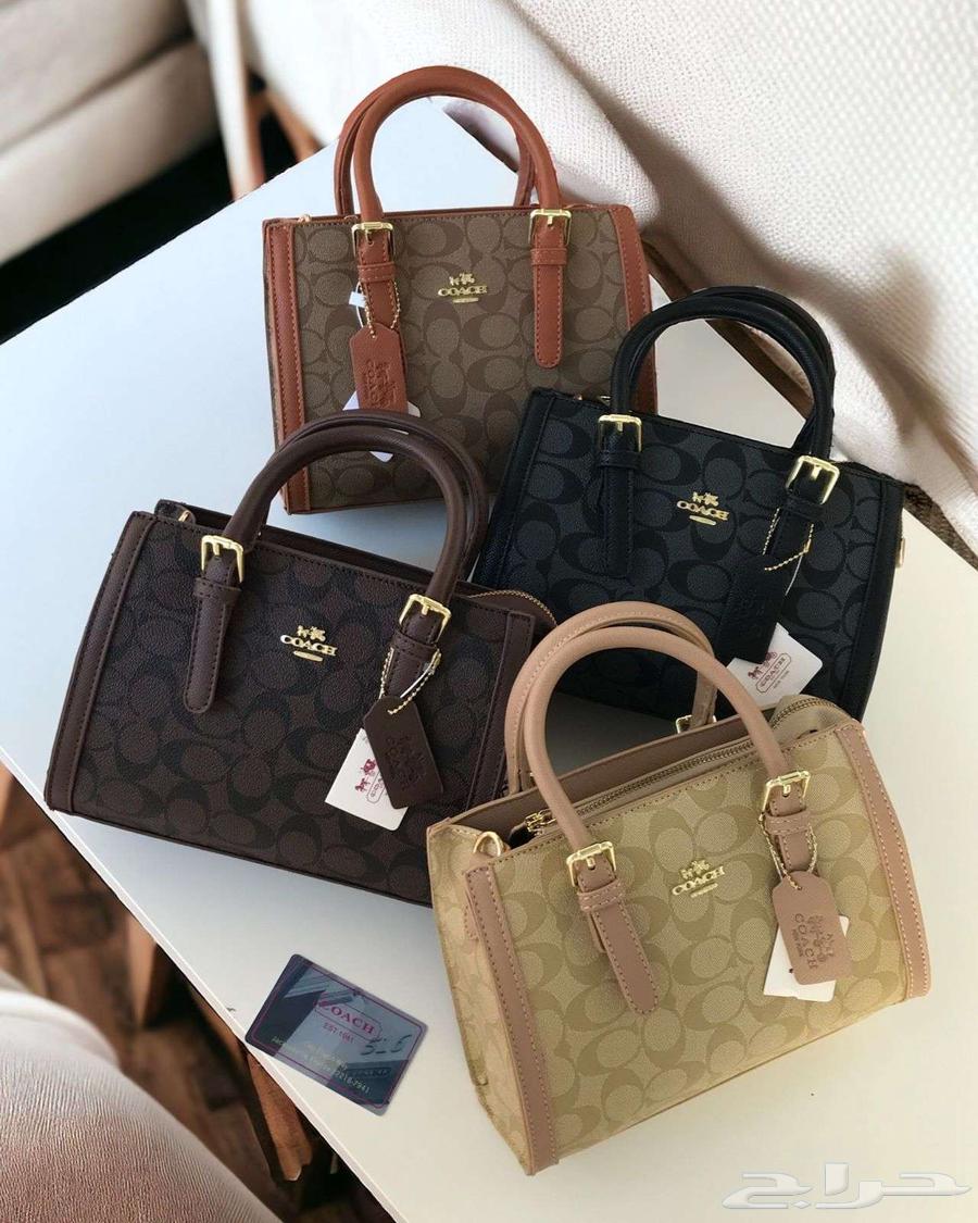 اربعة الوان من شنط ماركة كوتش طق اصل للاصلي COACH مع بوكس63181507667843113