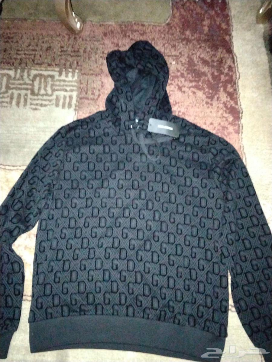 سويت شيرت مع بنطلون بغطاء رأس ونقشة شعار دولتشي آند غابانا63175916587265113