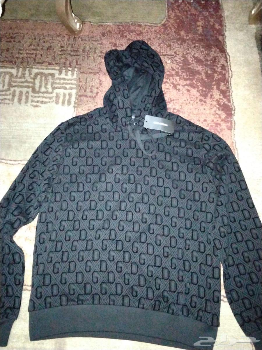 سويت شيرت مع بنطلون بغطاء رأس ونقشة شعار دولتشي آند غابانا63175916587265114