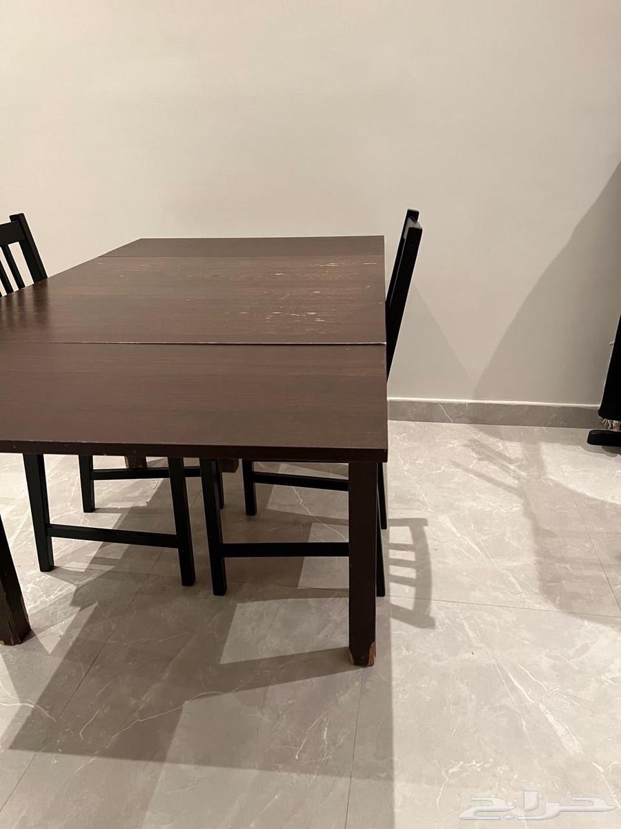 طاولة طعام ايكيا مع اثنين كراسي63170597389953114