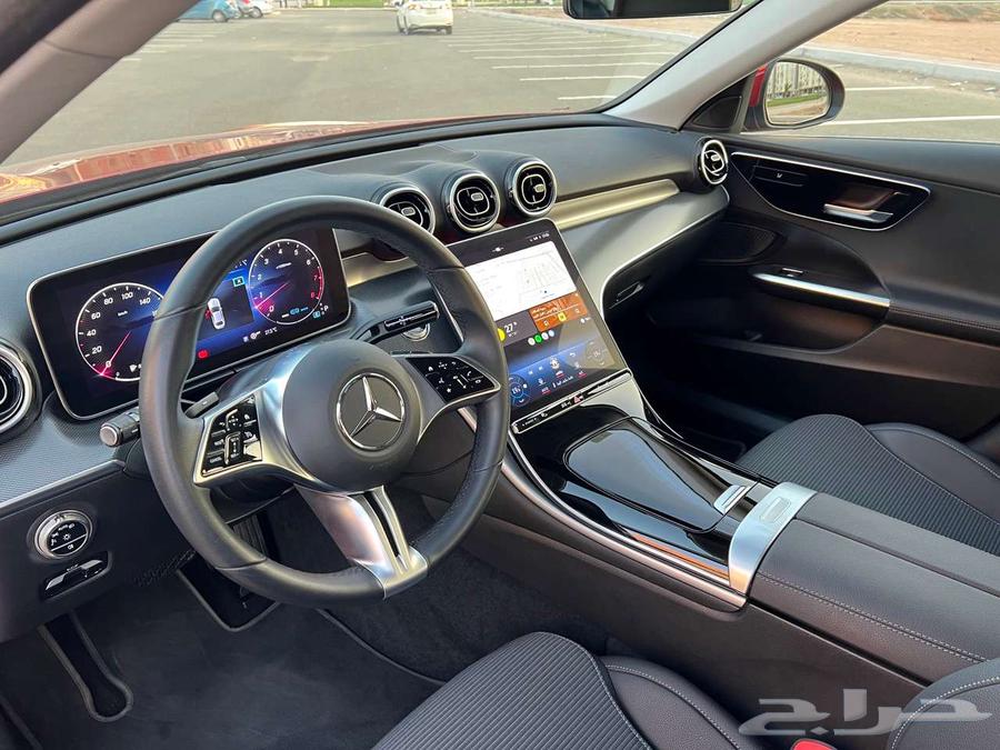 Mercedes C-Class 2022 avant-garde, interior fabric with leather body, agency63249271448066112