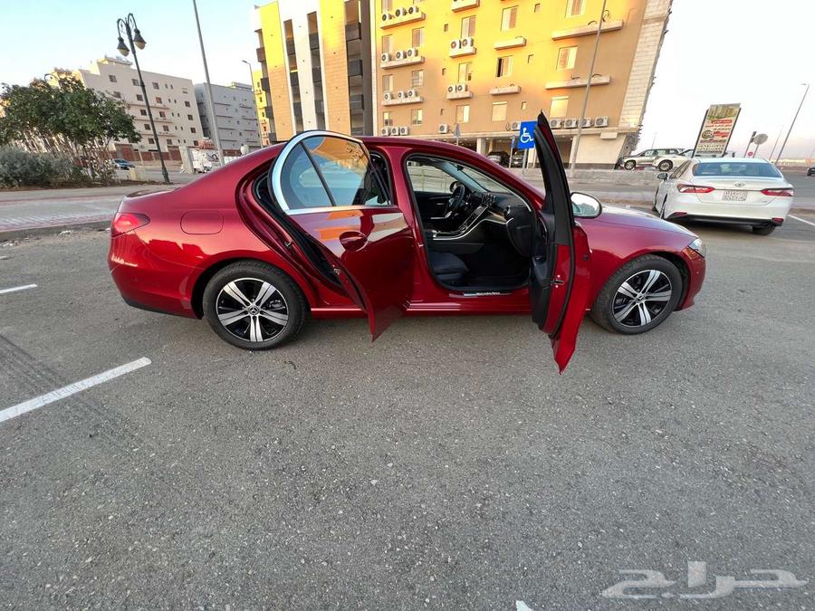 Mercedes C-Class 2022 avant-garde, interior fabric with leather body, agency632492714480661125
