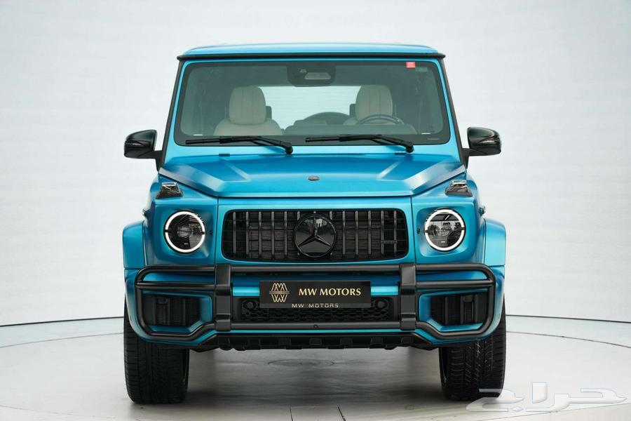 مرسيدس G 63 موديل 2025 أصفار خليجي أزرق أبيض63219842719106111