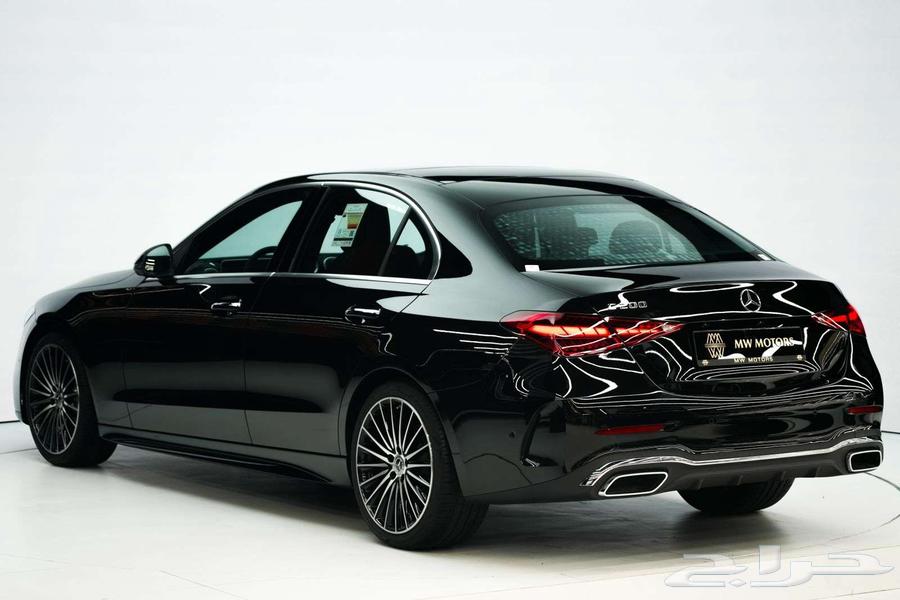 Mercedes C 200 2025 model Premium Plus, Gulf zeros, black and red63219857336321113