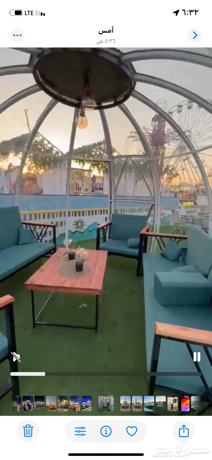 Glass dome rooms used and new with seats63010043933698111
