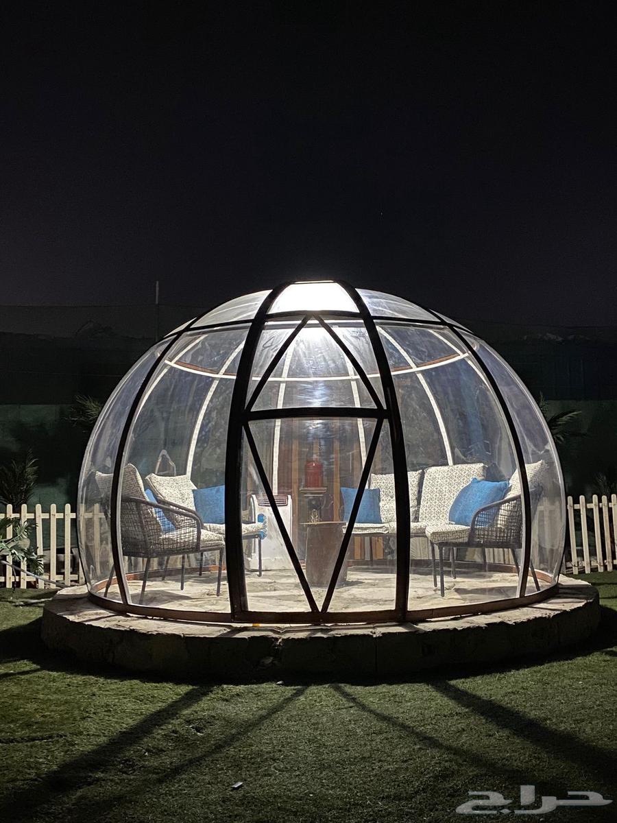 Glass dome rooms used and new with seats63010043933698113