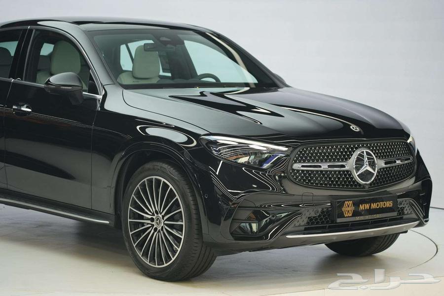 Mercedes GLC 200 Coupe 2025 model, Gulf specs, black and white63192632698371112