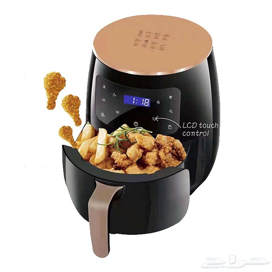 قلايه هوائيه جولدن كريست 6 لتر ضمان 6 سهور63128337633411111