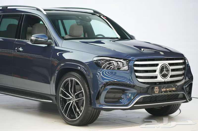 Mercedes GLS 450 2025 model, Gulf specs, blue and white63183789103619112