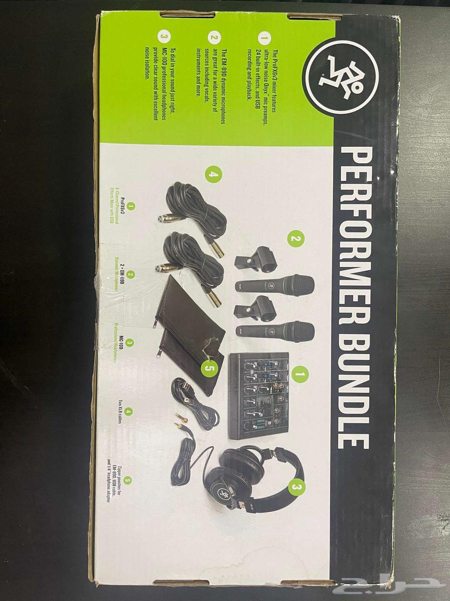 Mackie Performer Bundle with ProFX6v3 effects mixer63107535013761112
