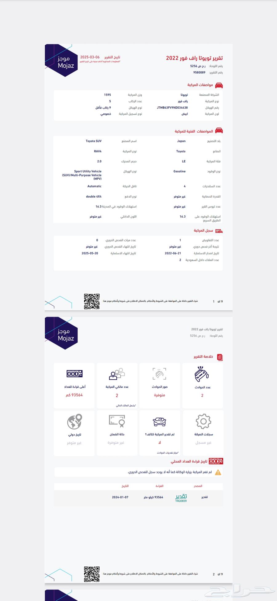 تايوتا رافور 202263147712385281113